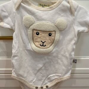 Cream Lamb Baby Onesie